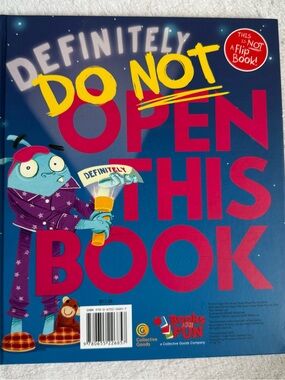 Definitely Do Not Open This Book - books are fun Kids Book